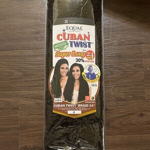 Cuban Twist Braid 24" - Brown 6 pks